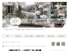Tablet Screenshot of mydesertcottage.com
